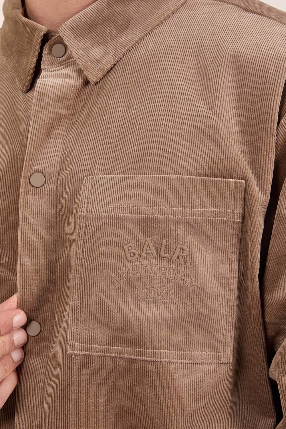 תמונת תקריב דוגמן של ז'קט מכופתר